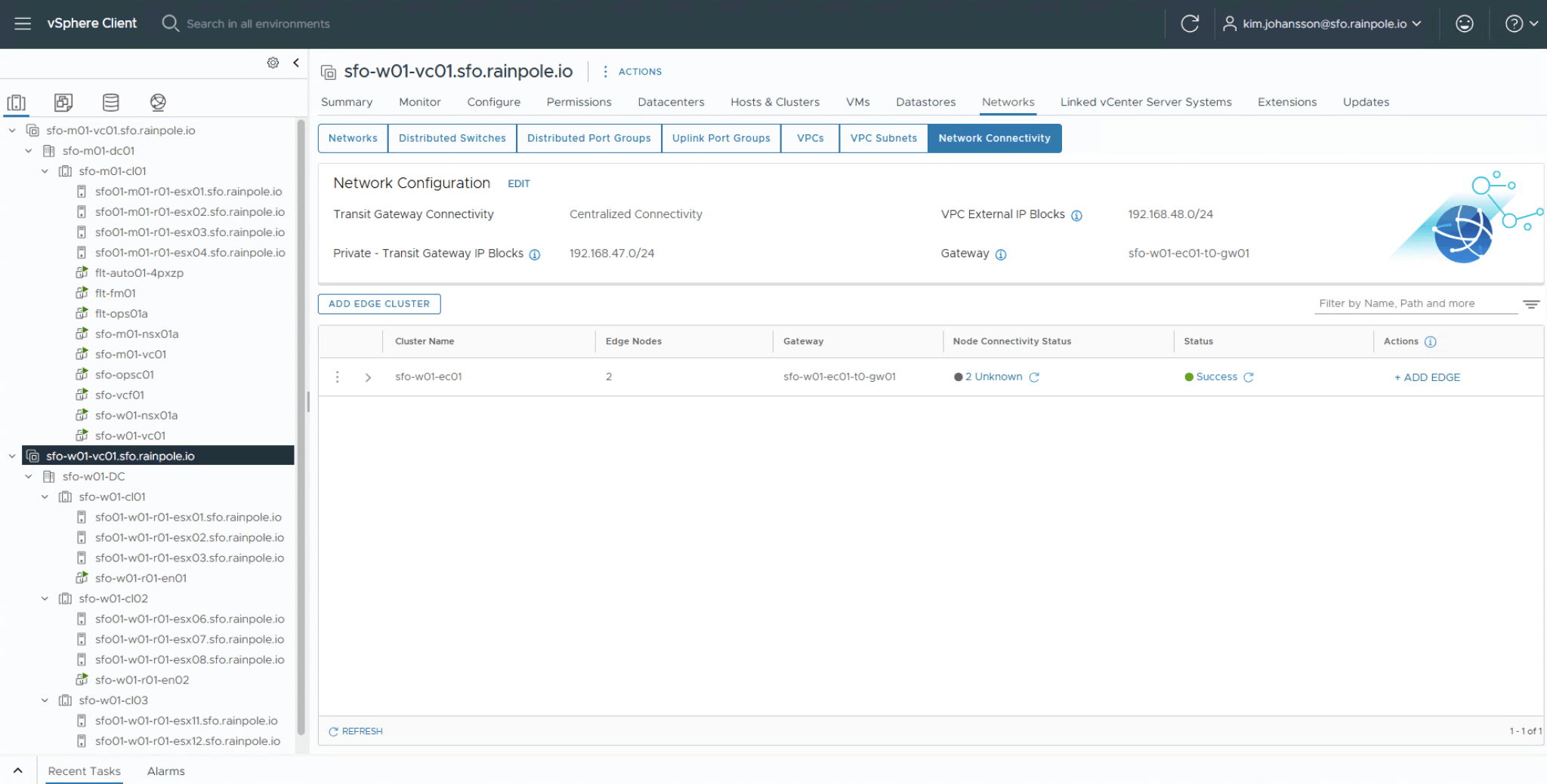 VCF9 – Deploy NSX Edge-Cluster – Every day is a learning day
